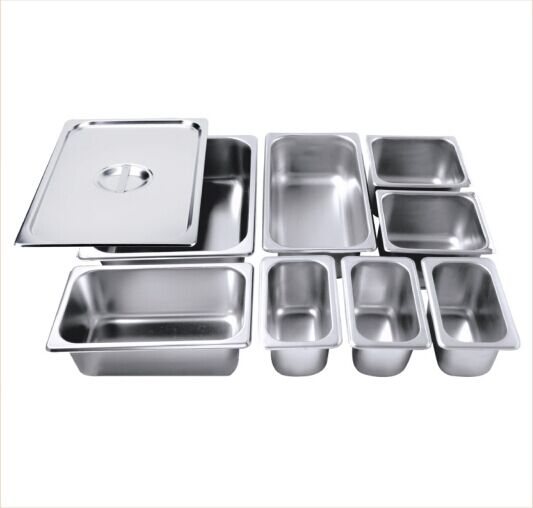 18.8 Stainless Steel Third Size Food Pan