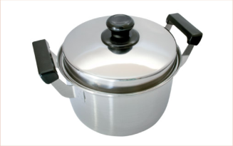 18.0 Stainless Steel Double Handle Cooking Pot