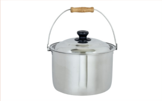 18.0 Stainless Steel Flexible Handle Cooking Pot