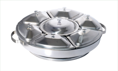18.0 Stainless Steel Party Round Chafing Dish